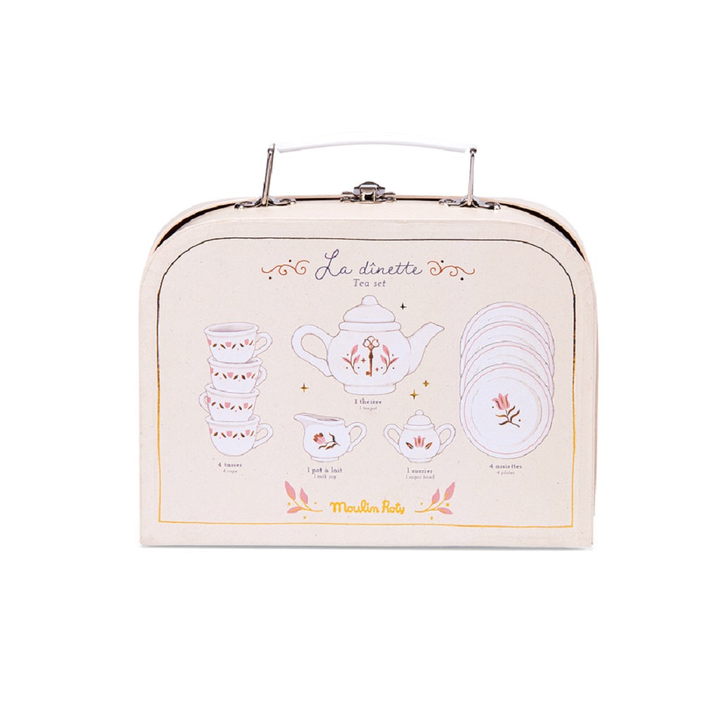 Moulin Roty - Petit ecole de danse - Porcelain Tea Set - Moulin Roty - littleyoyo.ca