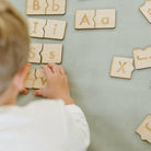 Gladfolk - Handcrafted Wooden Alphabet Puzzle - Gladfolk - littleyoyo.ca