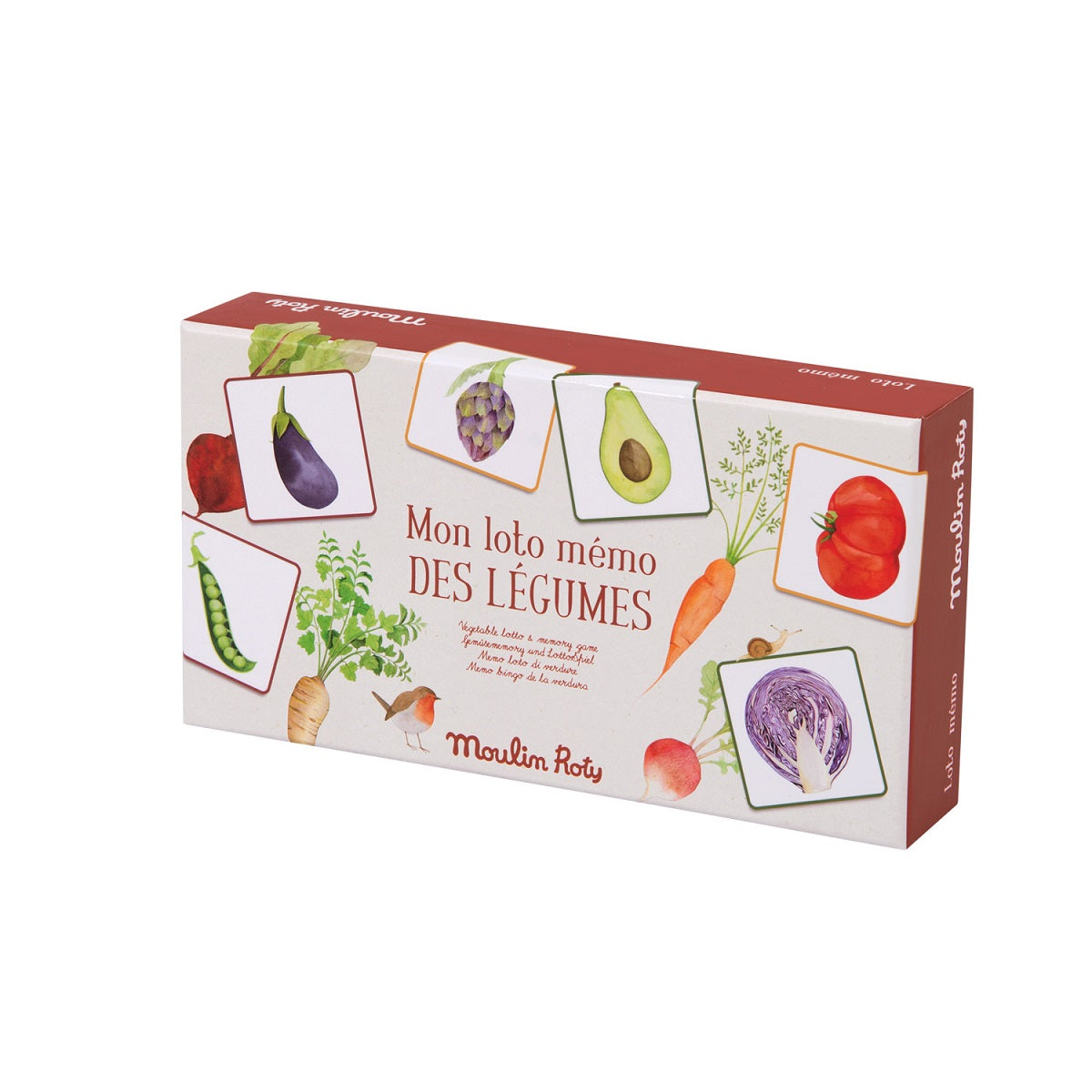Moulin Roty - Le Jardinier - Vegetable Bingo & Memory Game - Moulin Roty - littleyoyo.ca