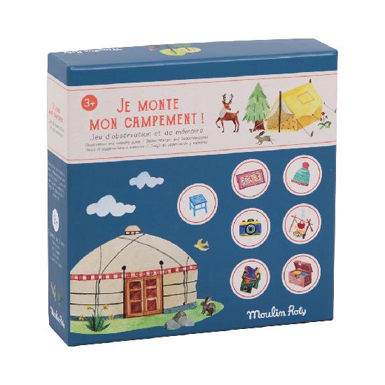 Moulin Roty - L'Explorateur - I Set Up My Camp Memory & Observation Game - Moulin Roty - littleyoyo.ca