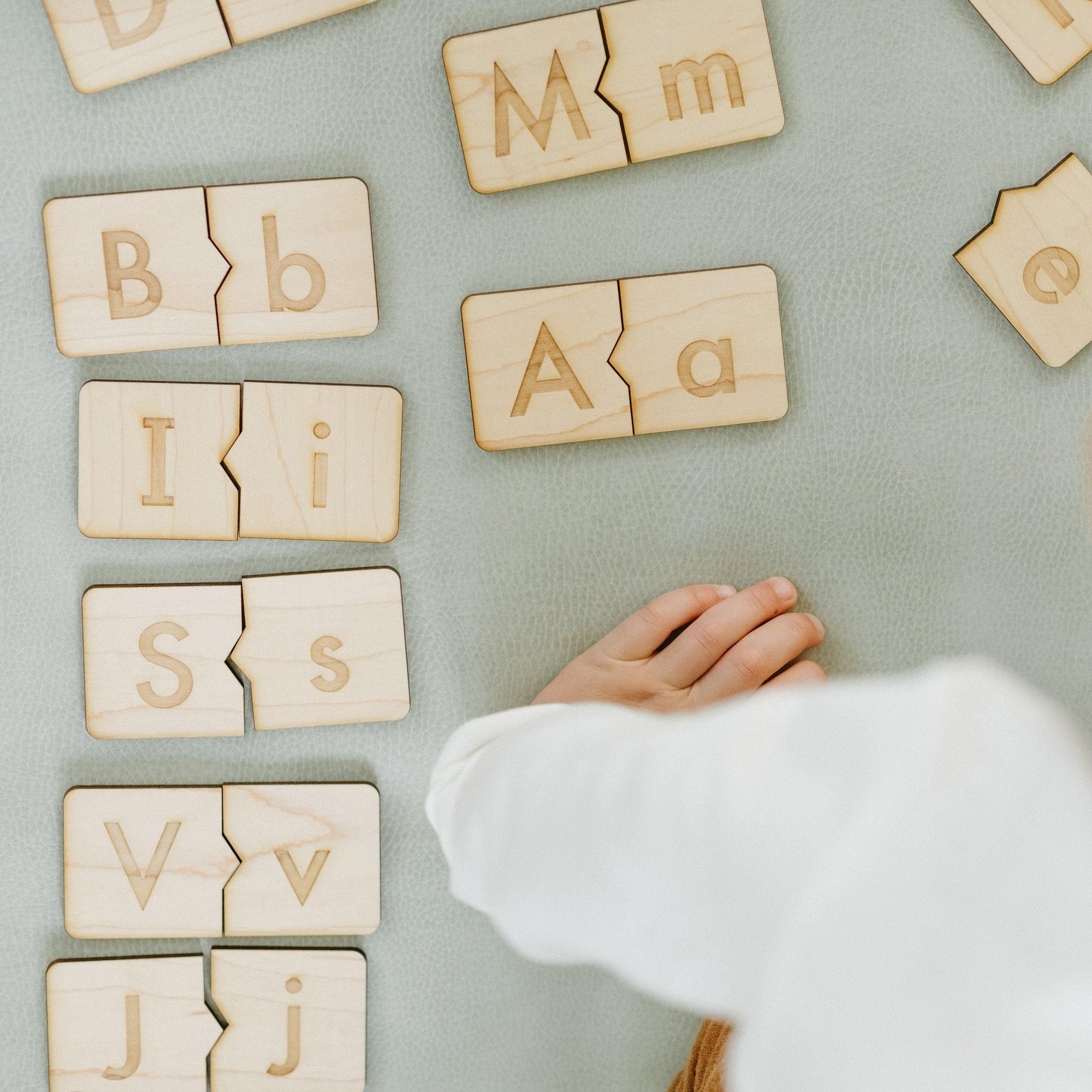 Gladfolk - Handcrafted Wooden Alphabet Puzzle - Gladfolk - littleyoyo.ca