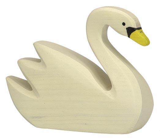 Holztiger - Swan Wooden Figure - Holztiger - littleyoyo.ca