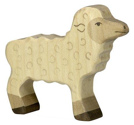 Holztiger -  Lamb Wooden Figure - Holztiger - littleyoyo.ca