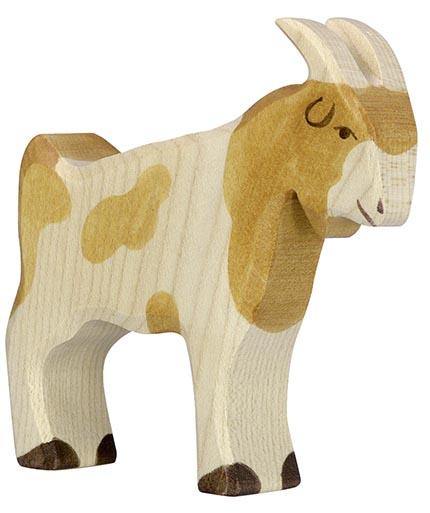 Holztiger - Billy-goat Wooden Figure - Holztiger - littleyoyo.ca