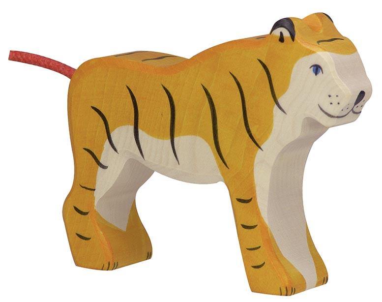 Holztiger - Tiger Wooden Figure - Holztiger - littleyoyo.ca