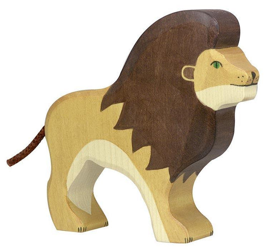 Holztiger - Lion Wooden Figure - Holztiger - littleyoyo.ca