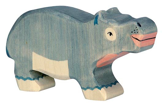 Holztiger - Hippo Small Wooden Figure