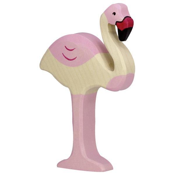 Holztiger - Flamingo Wooden Figure - Holztiger - littleyoyo.ca