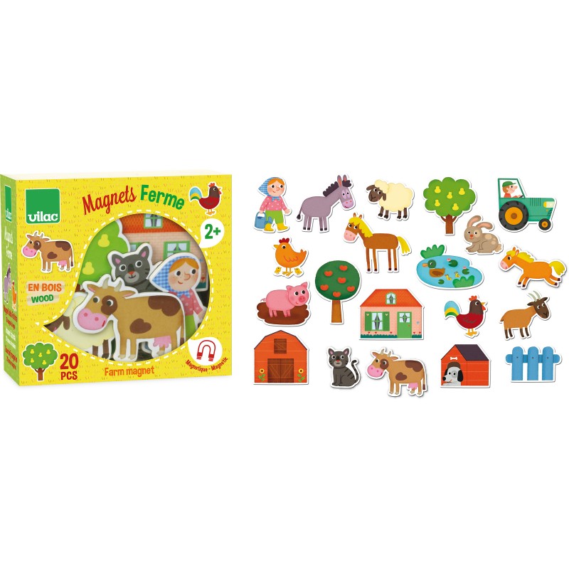 Vilac - Magnets Farm - Vilac - littleyoyo.ca