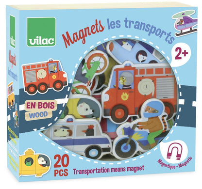 Vilac - Magnets Transport - Vilac - littleyoyo.ca