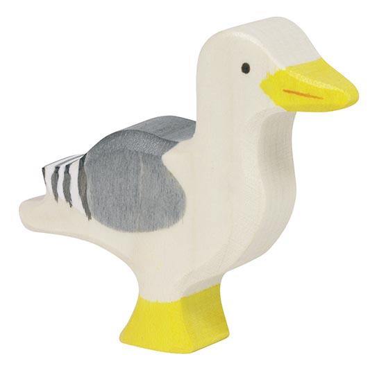 Holztiger - Seal Gull Wooden Figure - Holztiger - littleyoyo.ca