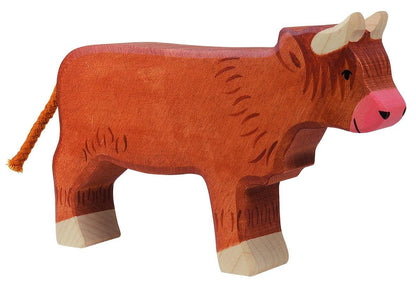 Holztiger - Highland Cattle Wooden Figure - Holztiger - littleyoyo.ca