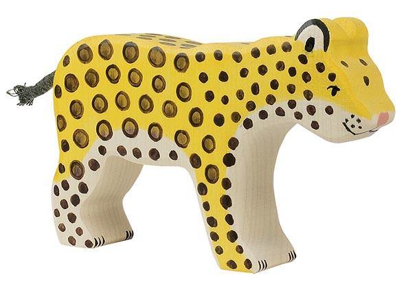 Holztiger - Leopard Wooden Figure - Holztiger - littleyoyo.ca