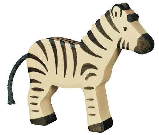 Holztiger - Zebra Wooden Figure - Holztiger - littleyoyo.ca