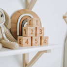 Gladfolk - Handcrafted Wooden Alphabet and Numeral Blocks - Gladfolk - littleyoyo.ca