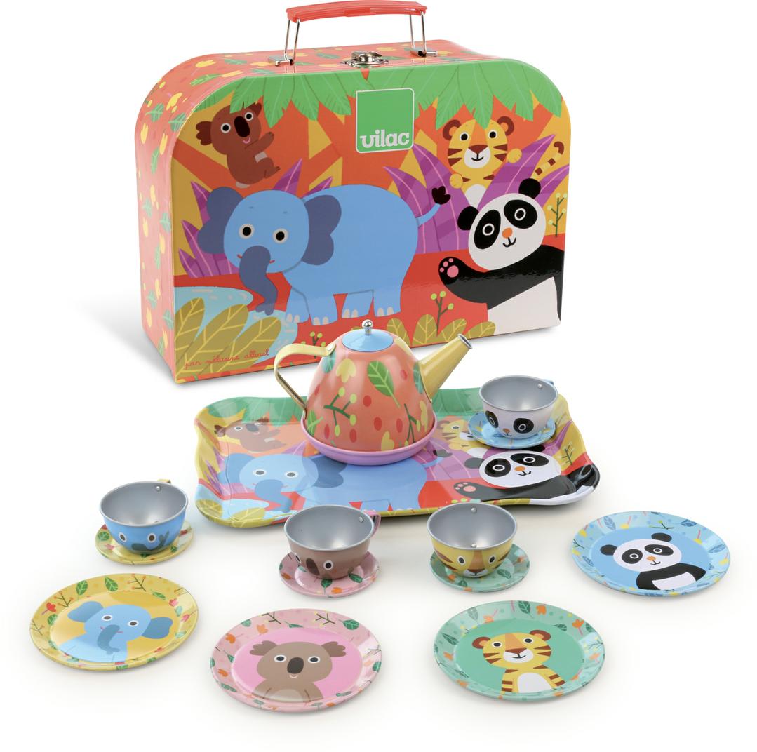 Vilac - Tea Set - Jungle - Vilac - littleyoyo.ca