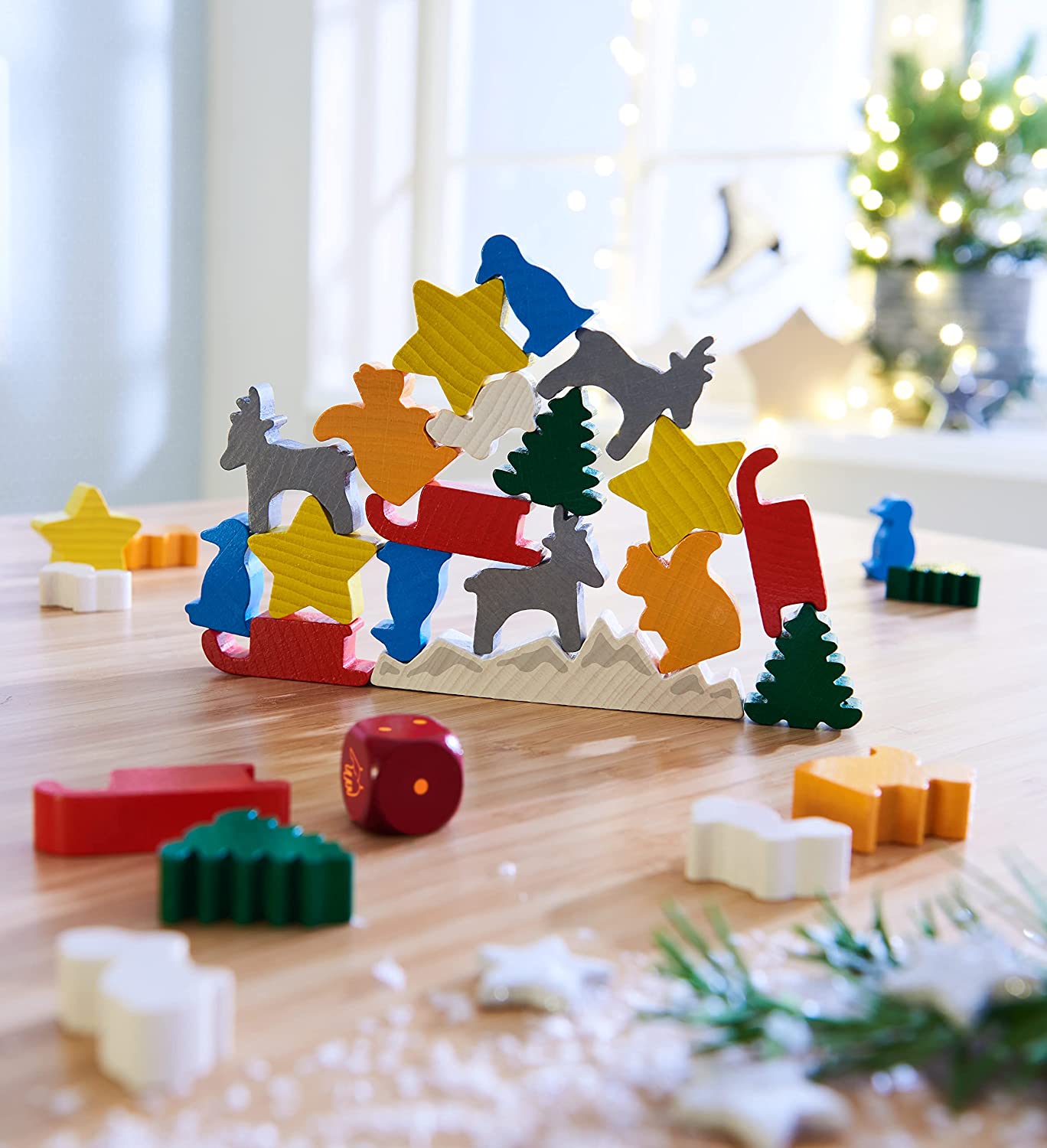 HABA - Animal Upon Animal Christmas - HABA - littleyoyo.ca