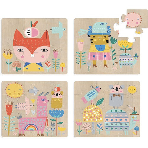 Vilac - Wooden Puzzle Evolutive - Suzy Ultman - Vilac - littleyoyo.ca