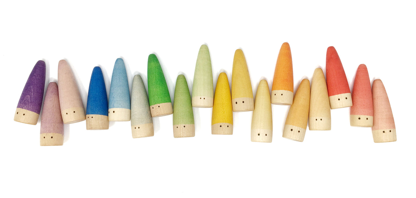 Grapat - Wood Coloured Stick Gnomes