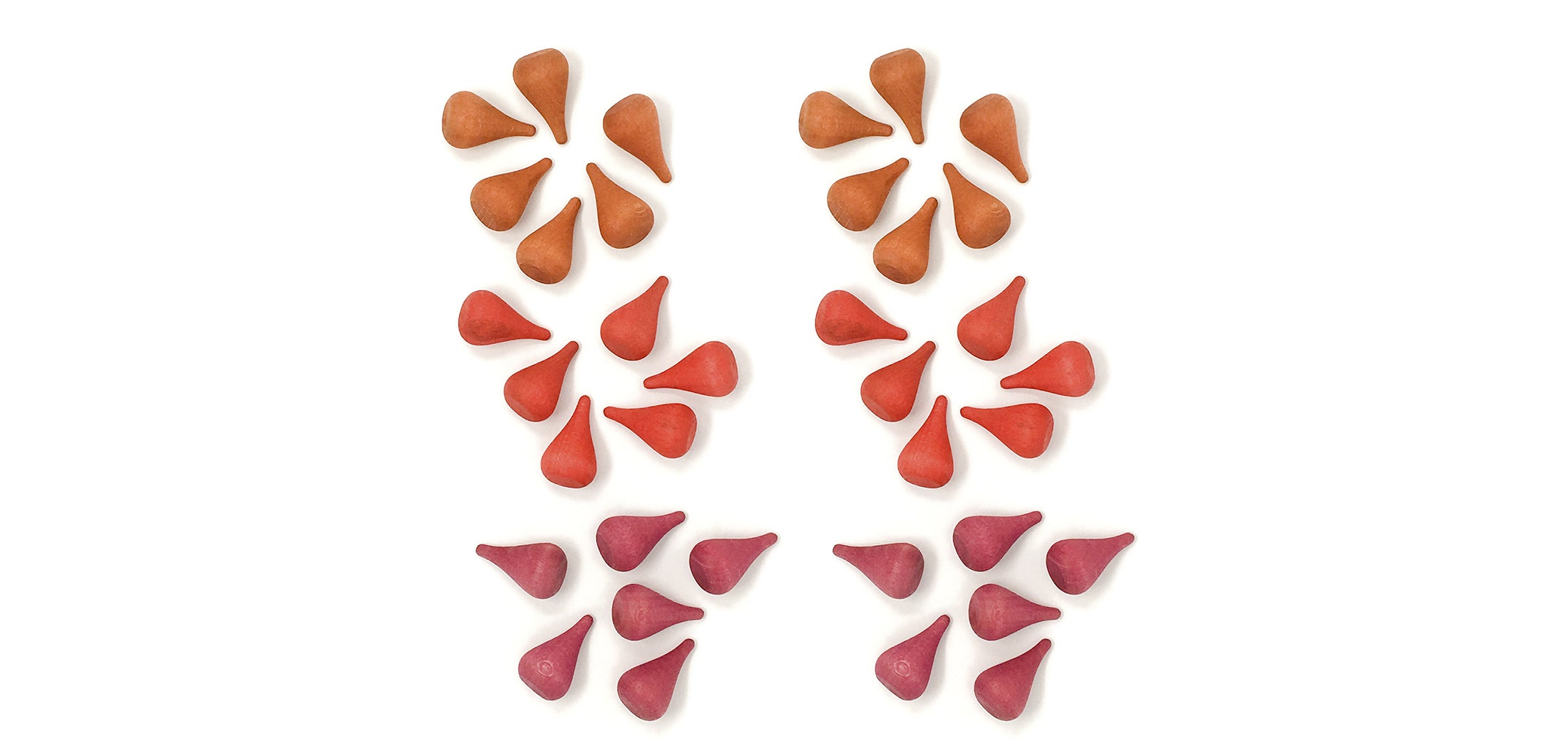 Grapat - Wood Mandala Fires / Pines - Reds - Grapat - littleyoyo.ca