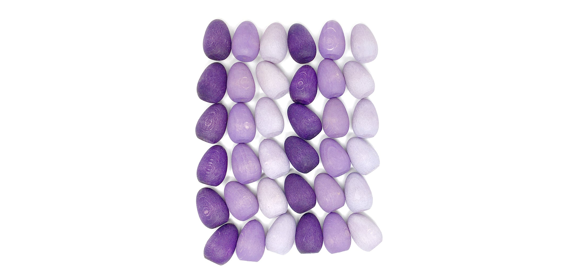 Grapat - Wood Mandala Eggs - Purples - Grapat - littleyoyo.ca