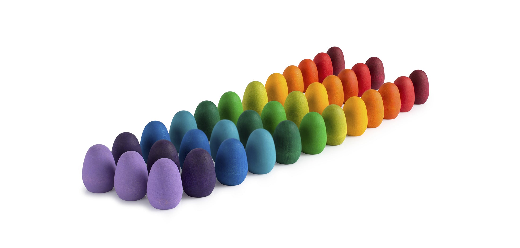 Grapat - Wood Mandala Rainbow Eggs - Grapat - littleyoyo.ca