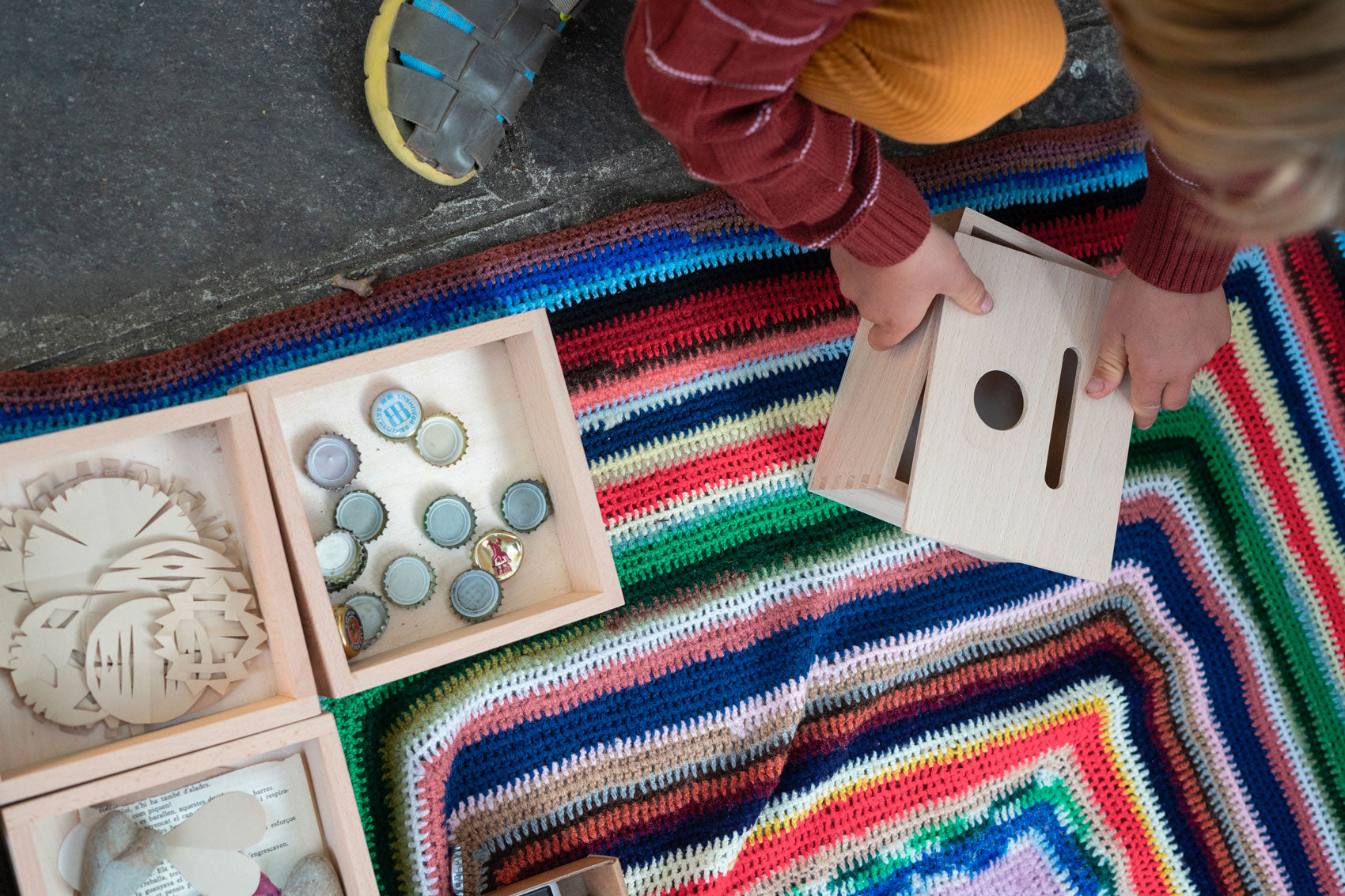 Grapat - Wood Montessori Box - Grapat - littleyoyo.ca