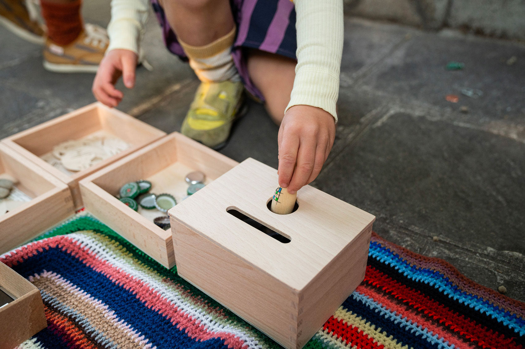 Grapat - Wood Montessori Box - Grapat - littleyoyo.ca