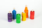 Grapat - Wood Coloured Nins, Rings and Coins - Grapat - littleyoyo.ca