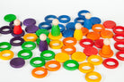 Grapat - Wood Coloured Nins, Rings and Coins - Grapat - littleyoyo.ca