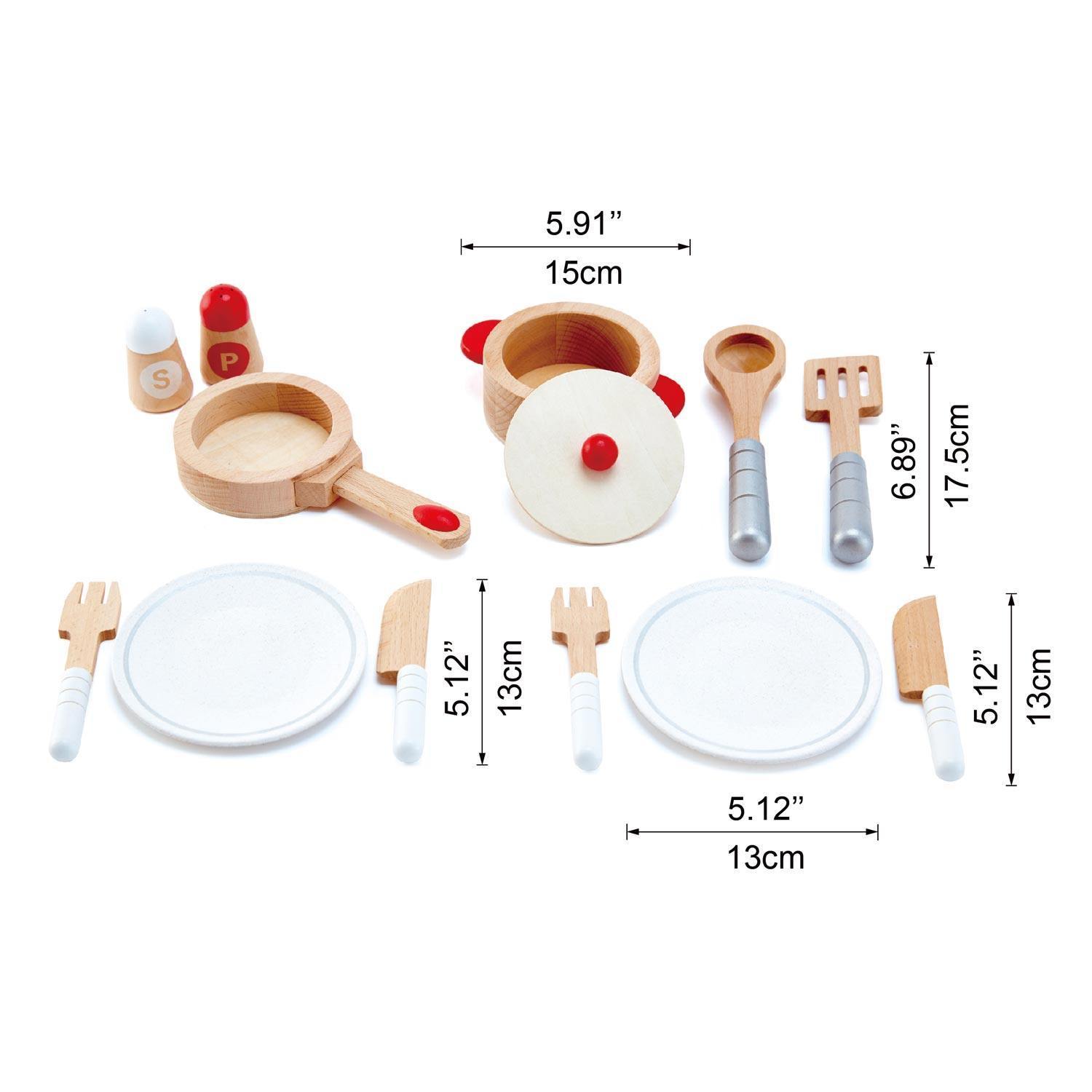 Hape - Cook & Serve Set - Hape - littleyoyo.ca