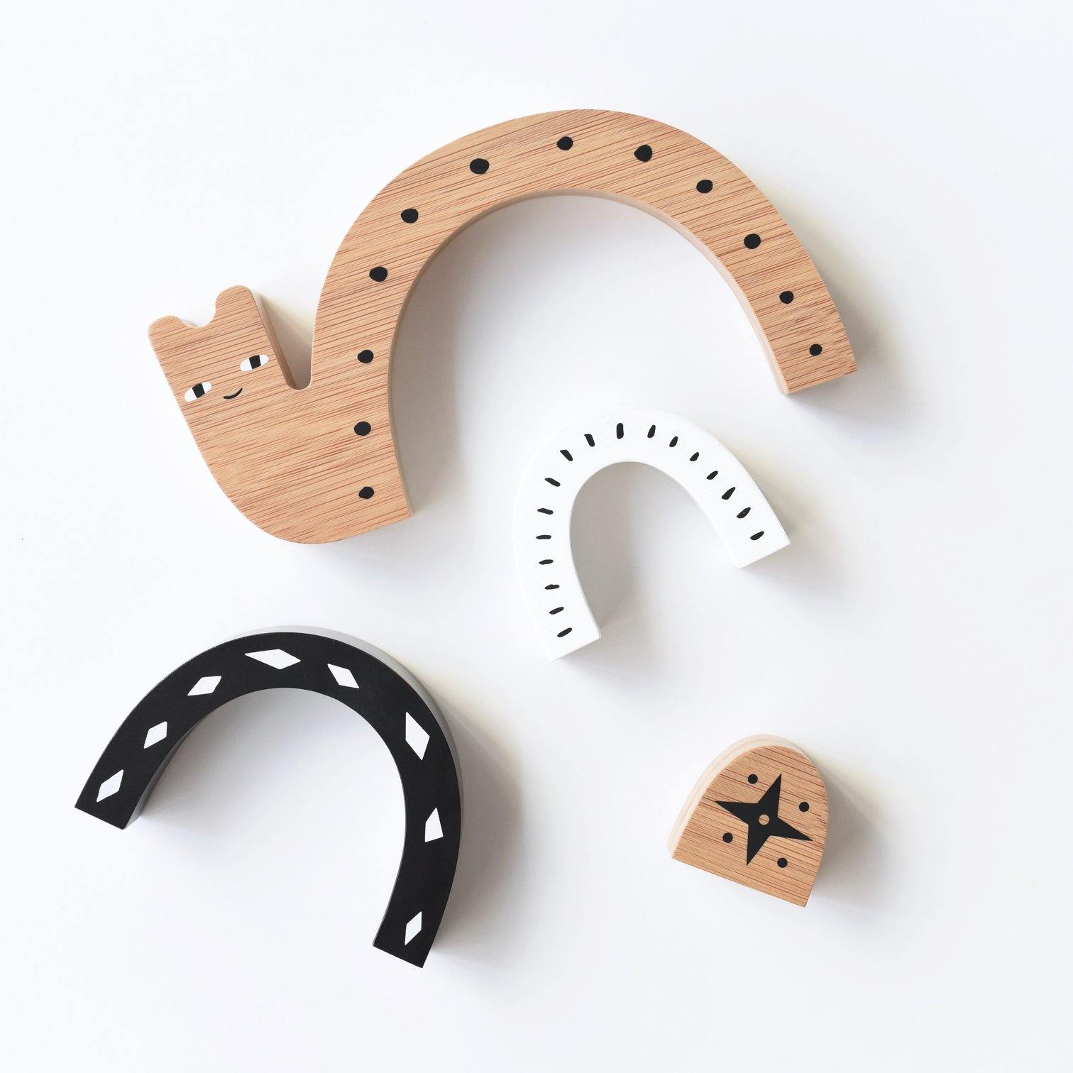 Wee Gallery - Bamboo Nesting Snail - Wee Gallery - littleyoyo.ca