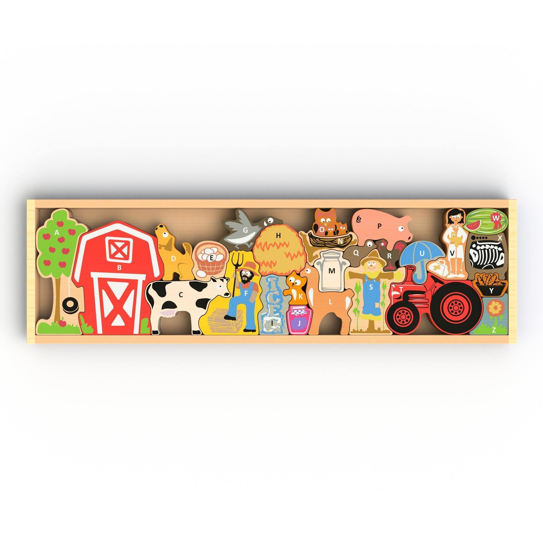 BeginAgain - Farm A to Z Puzzle and Playset - BeginAgain - littleyoyo.ca