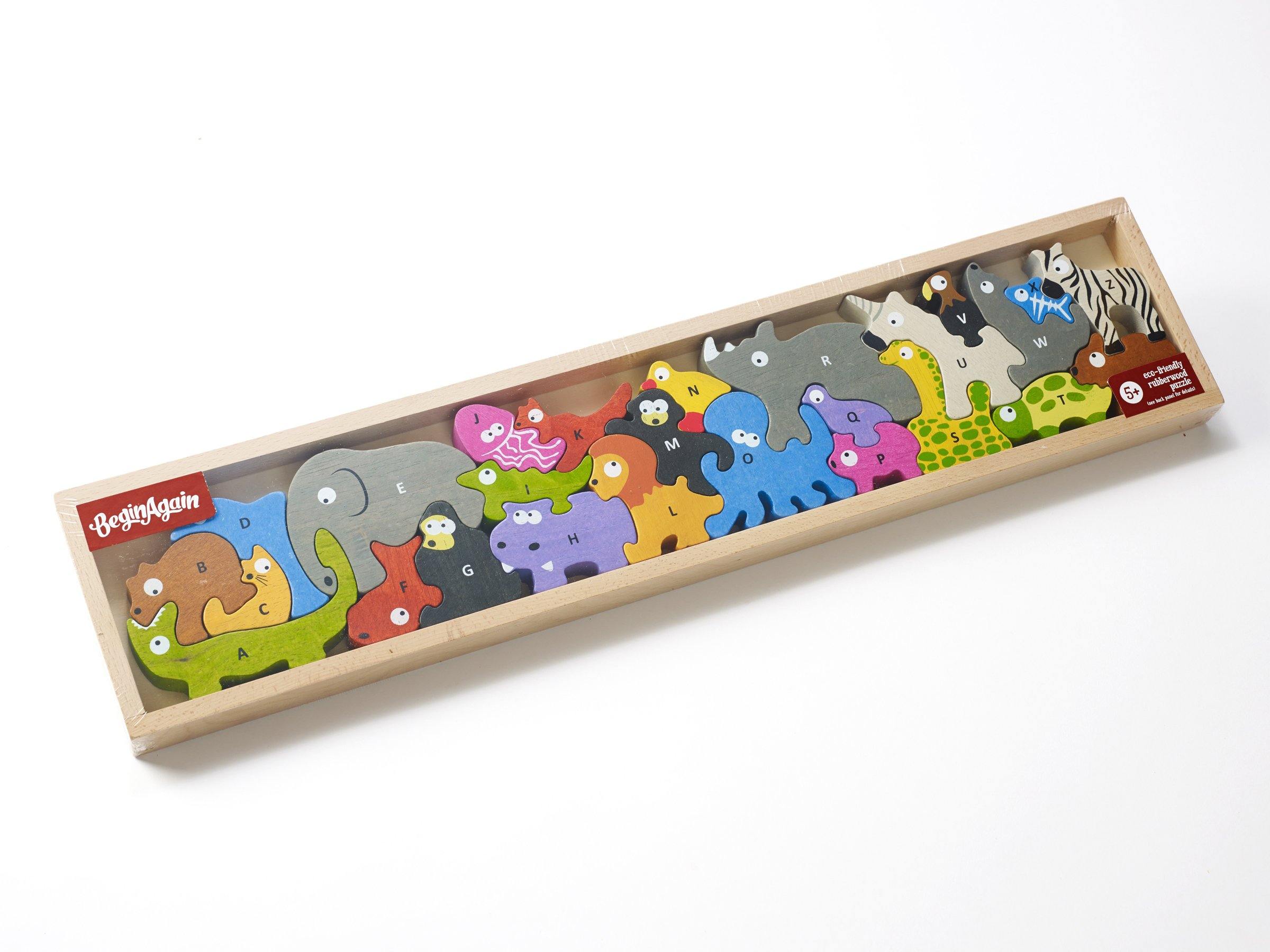BeginAgain - Animal Parade A to Z Puzzle and Playset - BeginAgain - littleyoyo.ca