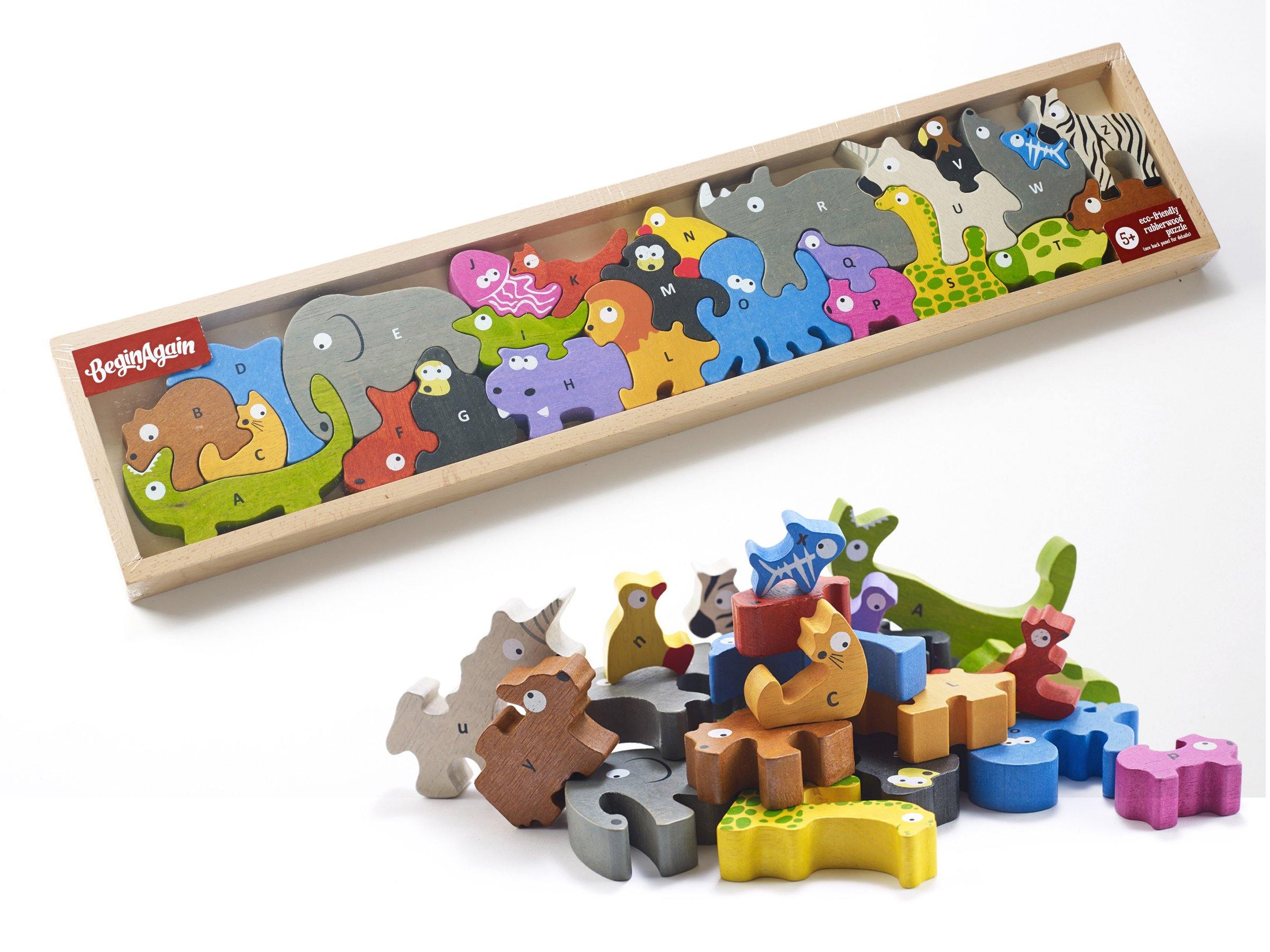 BeginAgain - Animal Parade A to Z Puzzle and Playset - BeginAgain - littleyoyo.ca