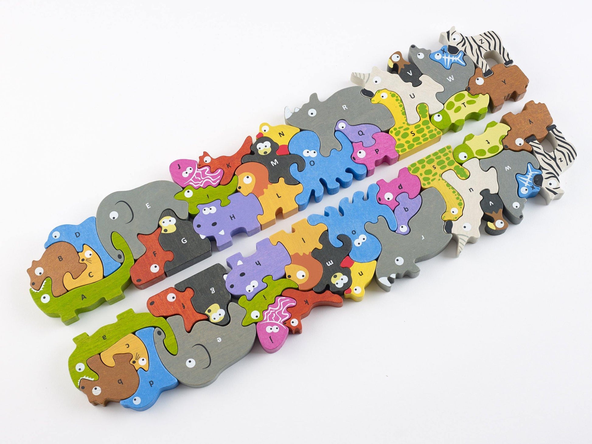 Wooden Alphabet Begin Again Animal Parade Puzzle BeginAgain Jumbo