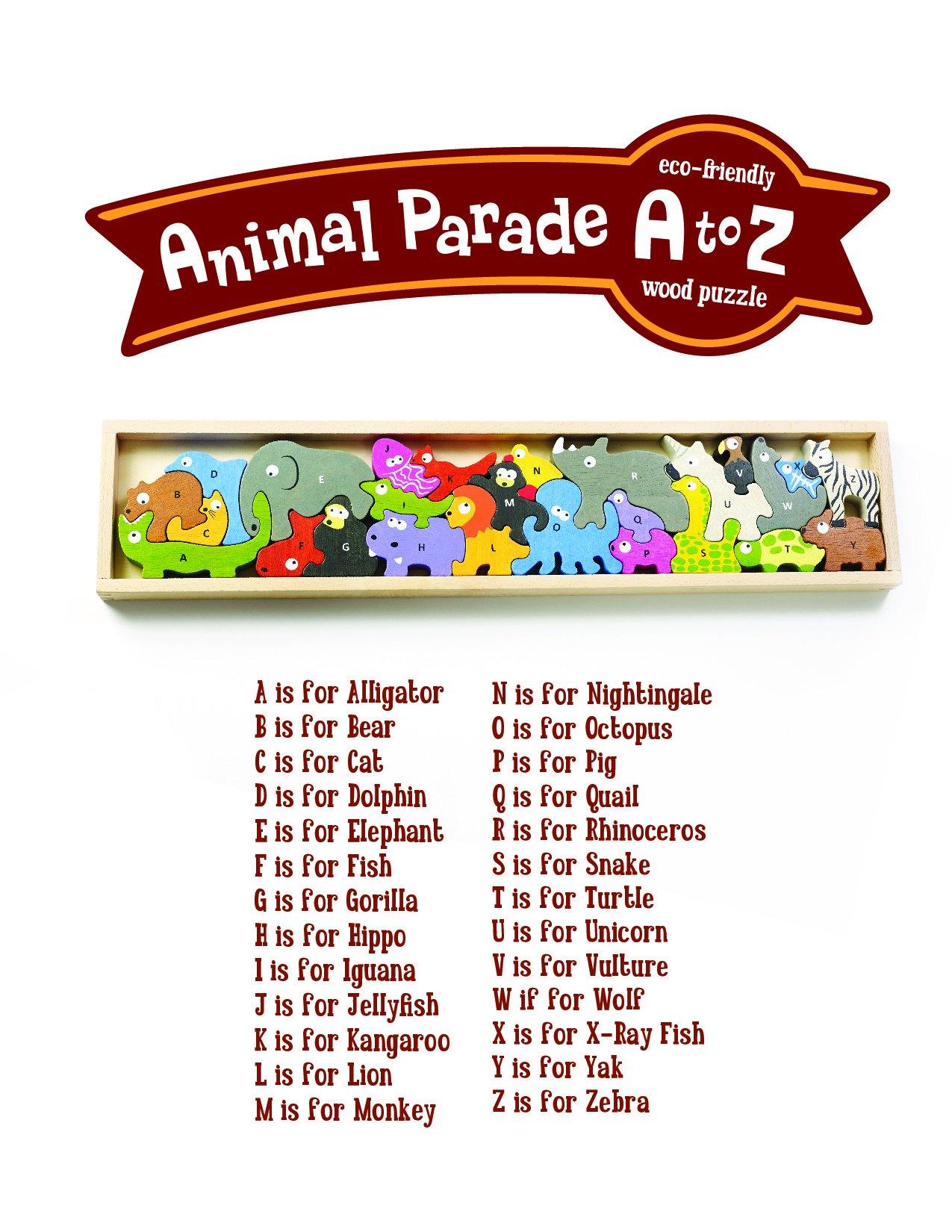 Puzzle BeginAgain défilé d'animaux de A à Z