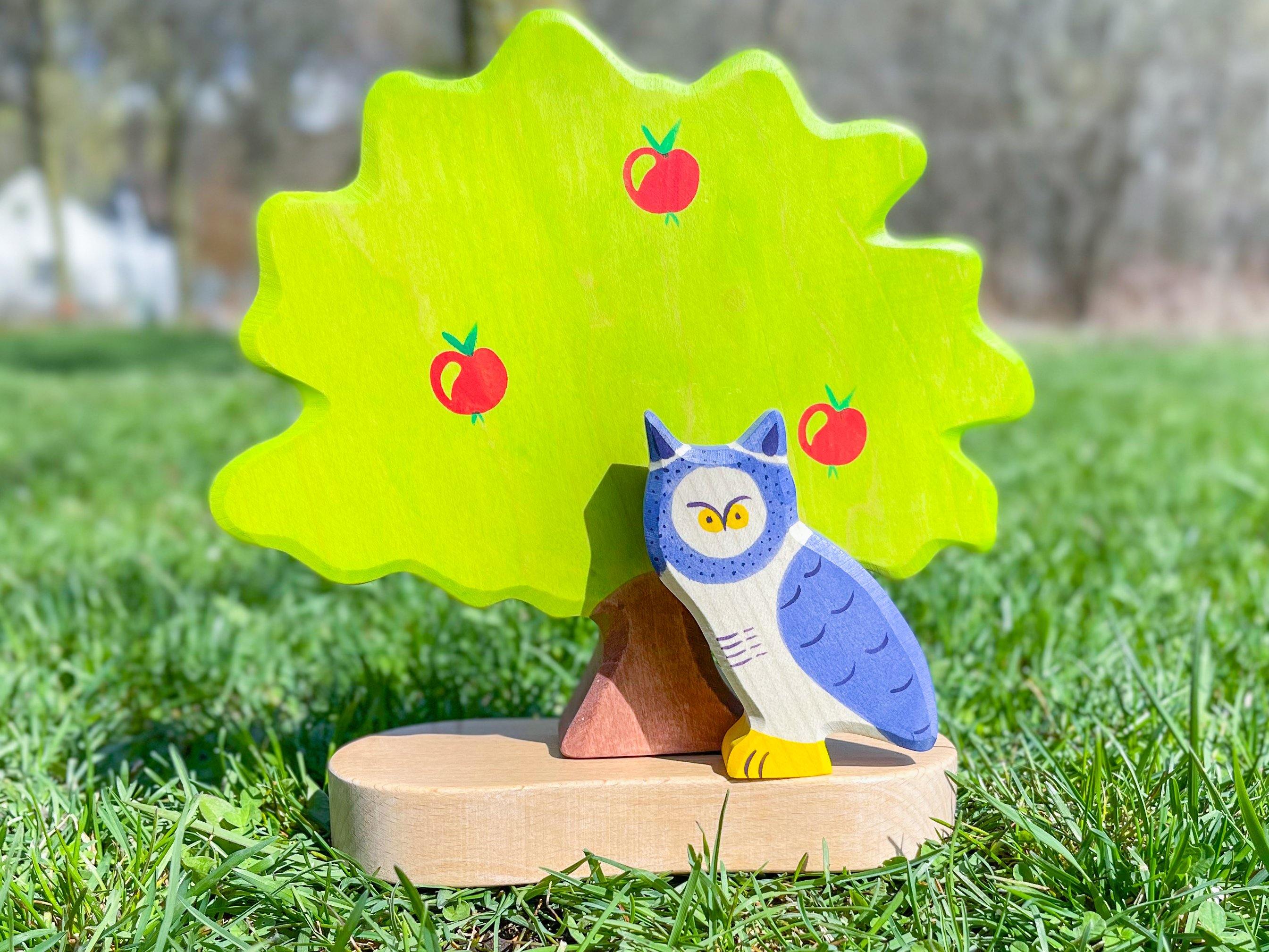 Holztiger - Owl Wooden Figure - Holztiger - littleyoyo.ca