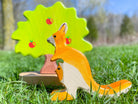 Holztiger - Kangaroo with baby Wooden Figure - Holztiger - littleyoyo.ca