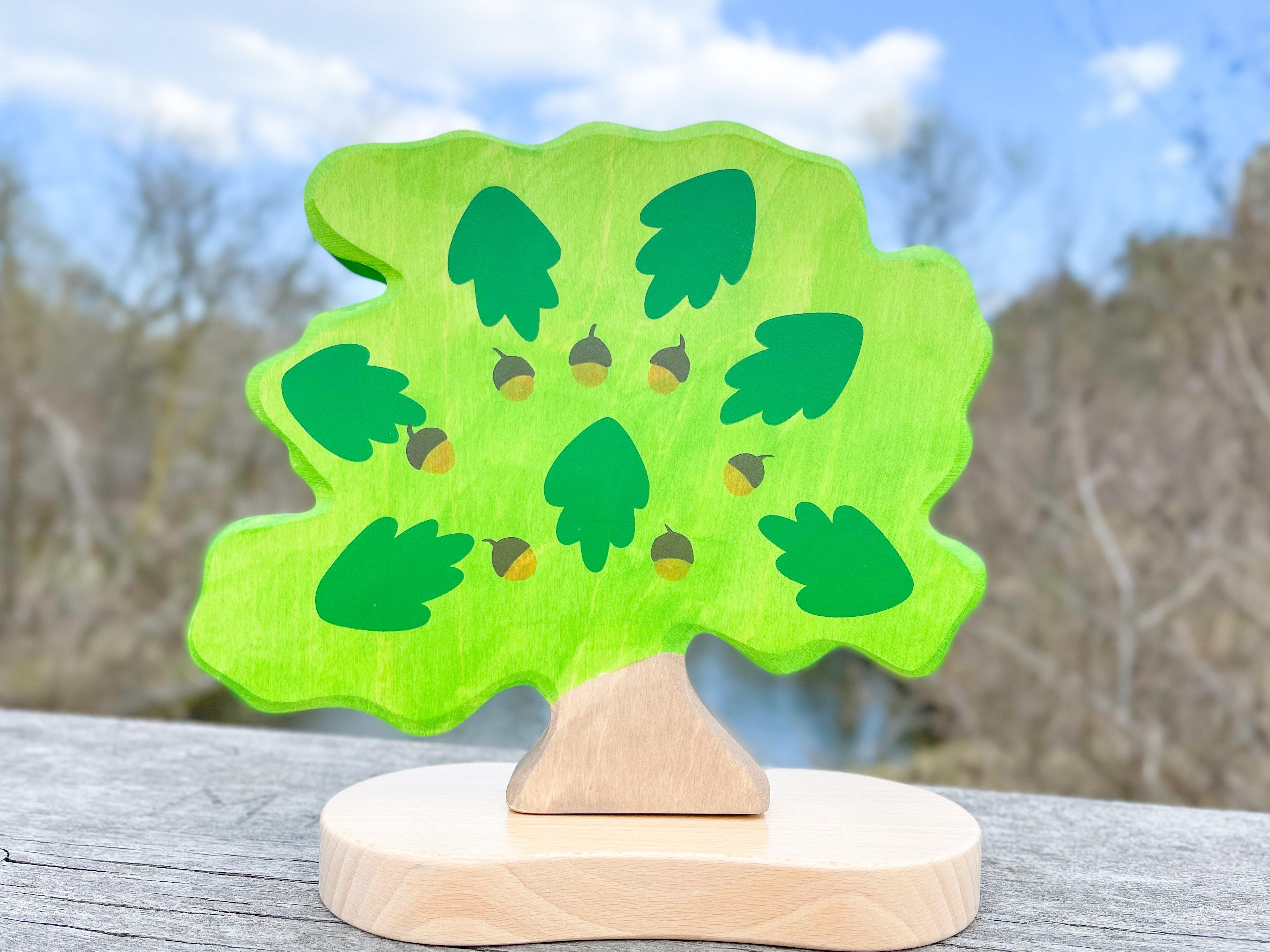Holztiger - Oak Tree Support Wooden Figure - Holztiger - littleyoyo.ca