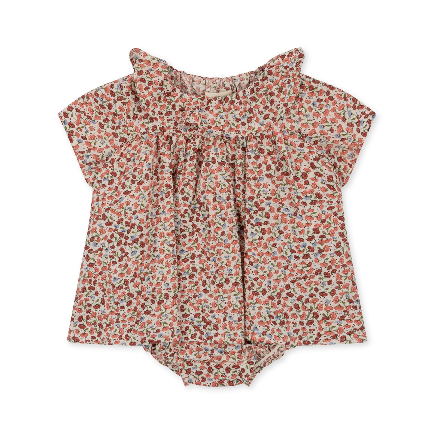 Konges Slojd - Organic Cotton Bitsy Romper -  Flor De Amor