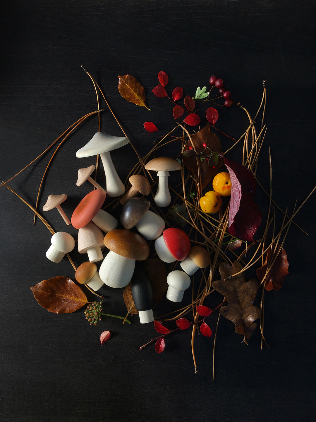 Moon Picnic - Forest Mushrooms Basket - Moon Picnic - littleyoyo.ca