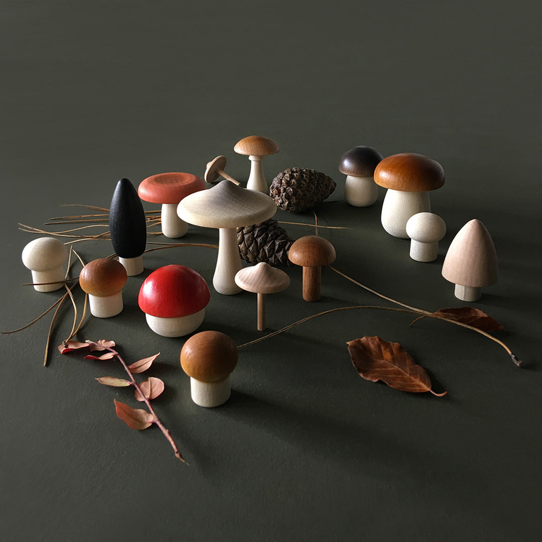 Moon Picnic - Forest Mushrooms Basket - Moon Picnic - littleyoyo.ca