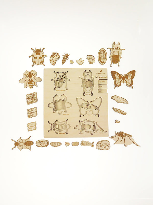 Stuka Puka - Bug's Life Wooden Puzzle - Stuka Puka - littleyoyo.ca