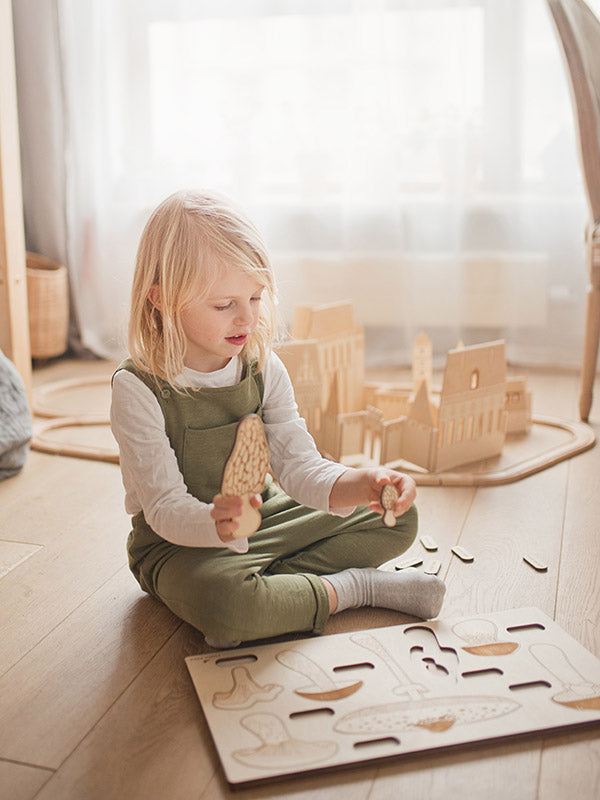 Stuka Puka - Spring Up Like Mushrooms Wooden Puzzle