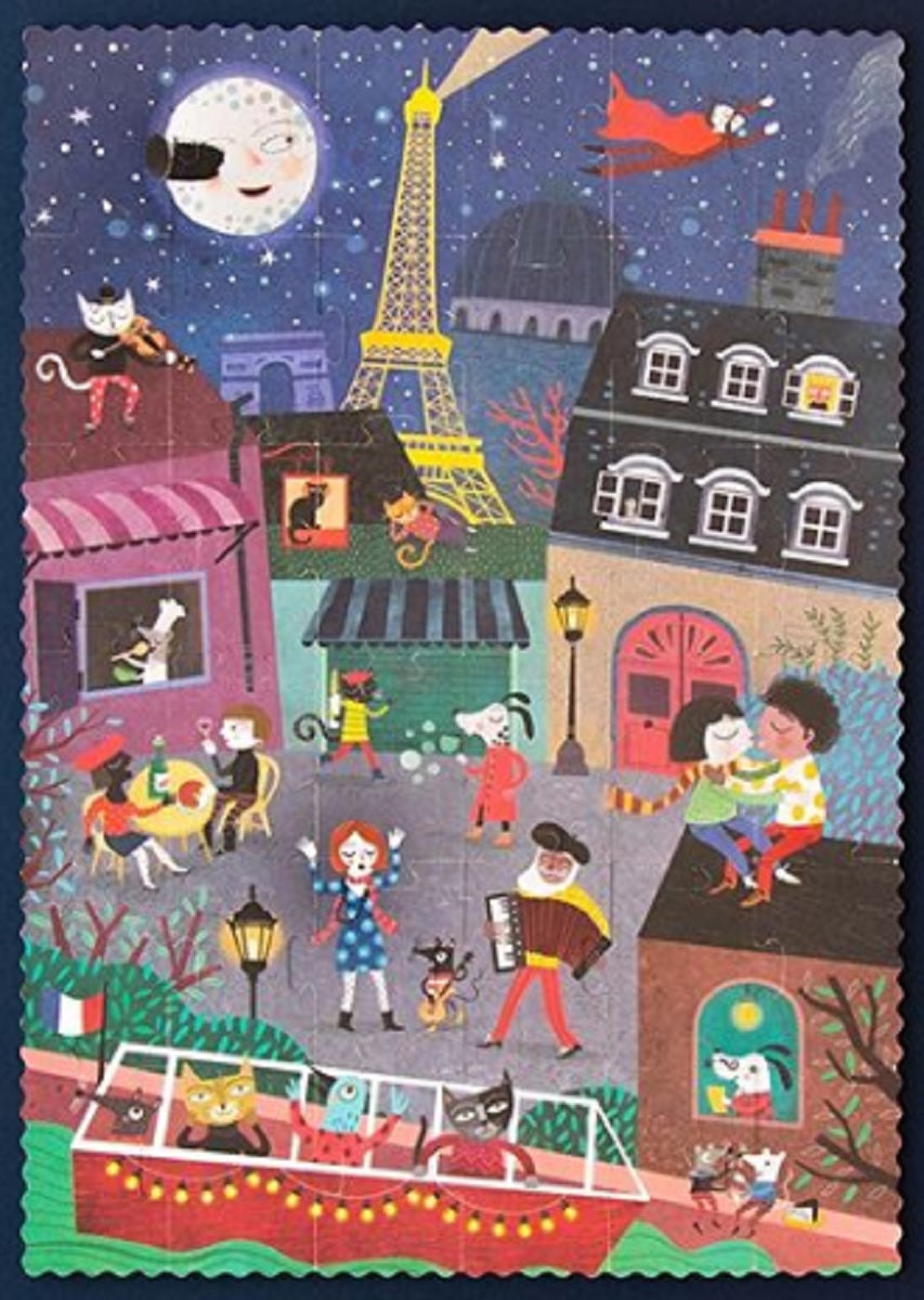 Londji - Night & Day in Paris - Puzzle - Londji - littleyoyo.ca