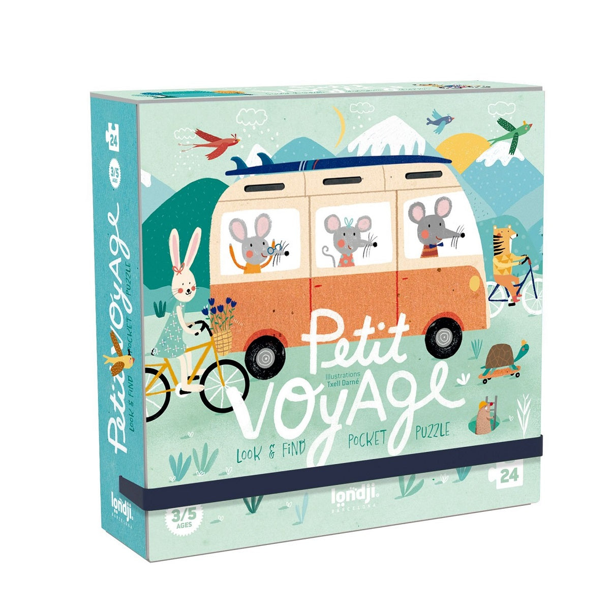 Londji - Petit Voyage Look and Find - Pocket Puzzle - Londji - littleyoyo.ca