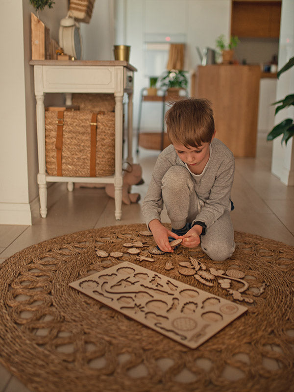 Stuka Puka - Catch A Cold - Bacteria And Virus Wooden Puzzle