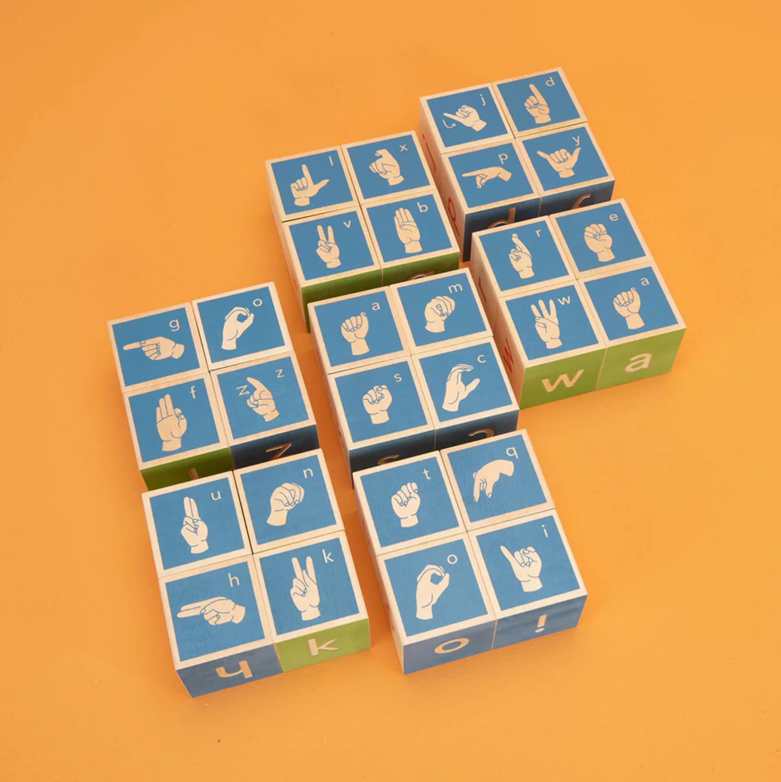 Uncle Goose - American Sign Language Blocks - Uncle Goose - littleyoyo.ca