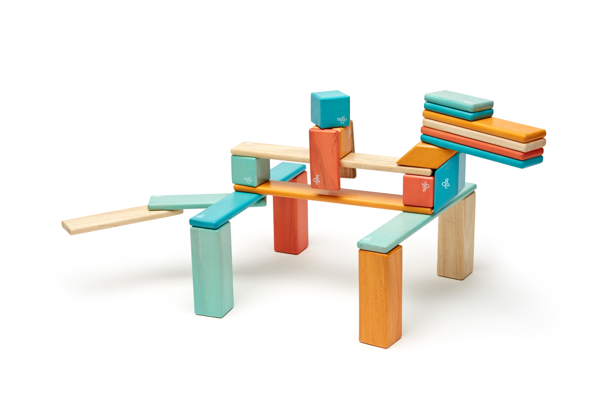 Tegu - Magnetic Wooden Blocks - Classic-24-Pieces Set - Tegu - littleyoyo.ca
